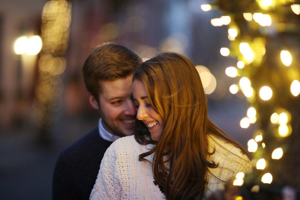 Festive Winter Engagement Session by Alison Conklin Photography Philadelphia Photographer Philly In Love Philadelphia Weddings