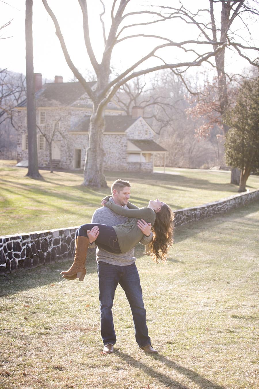 Romantic Winter Engagement Session by Heidi Roland Photography Philly In Love Philadelphia Wedding