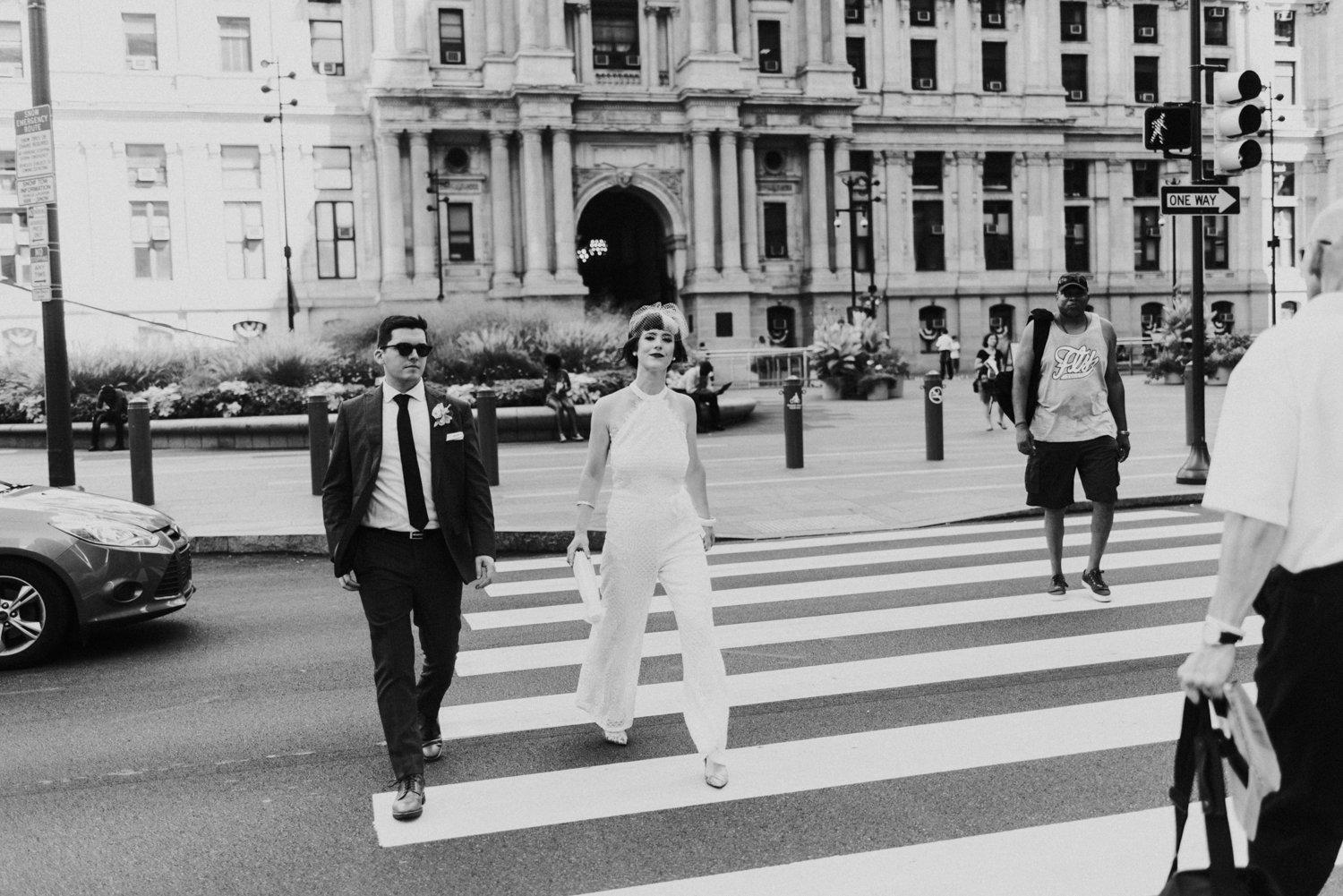 Elopement at Philadelphia City Hall by Haley Richter Photography Philly In Love Philadelphia Wedding