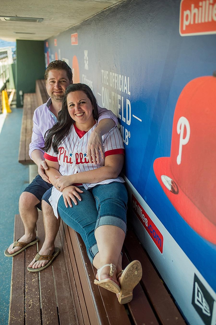 Citizens Bank Park Engagement Session by Melissa Kelly Photography Philly In Love Philadelphia Weddings 