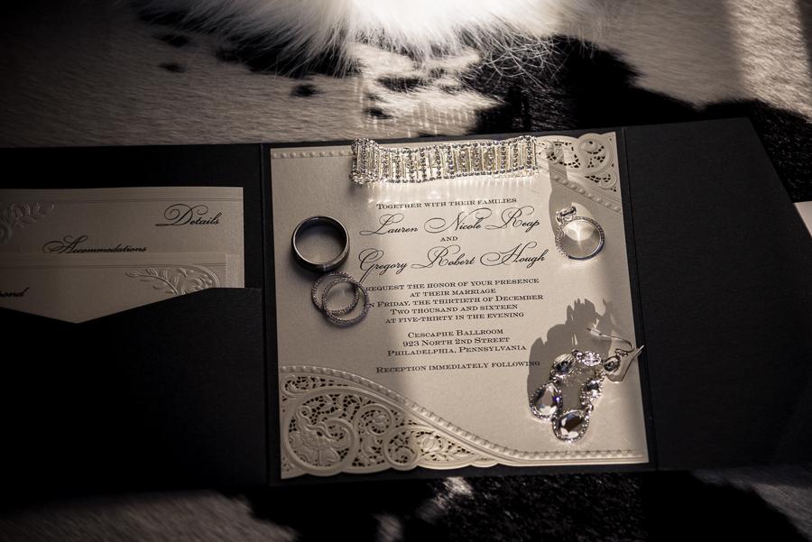 Chic Winter Wedding at Cescaphe Ballroom by Soult Studios Philly In Love Philadelphia Wedding