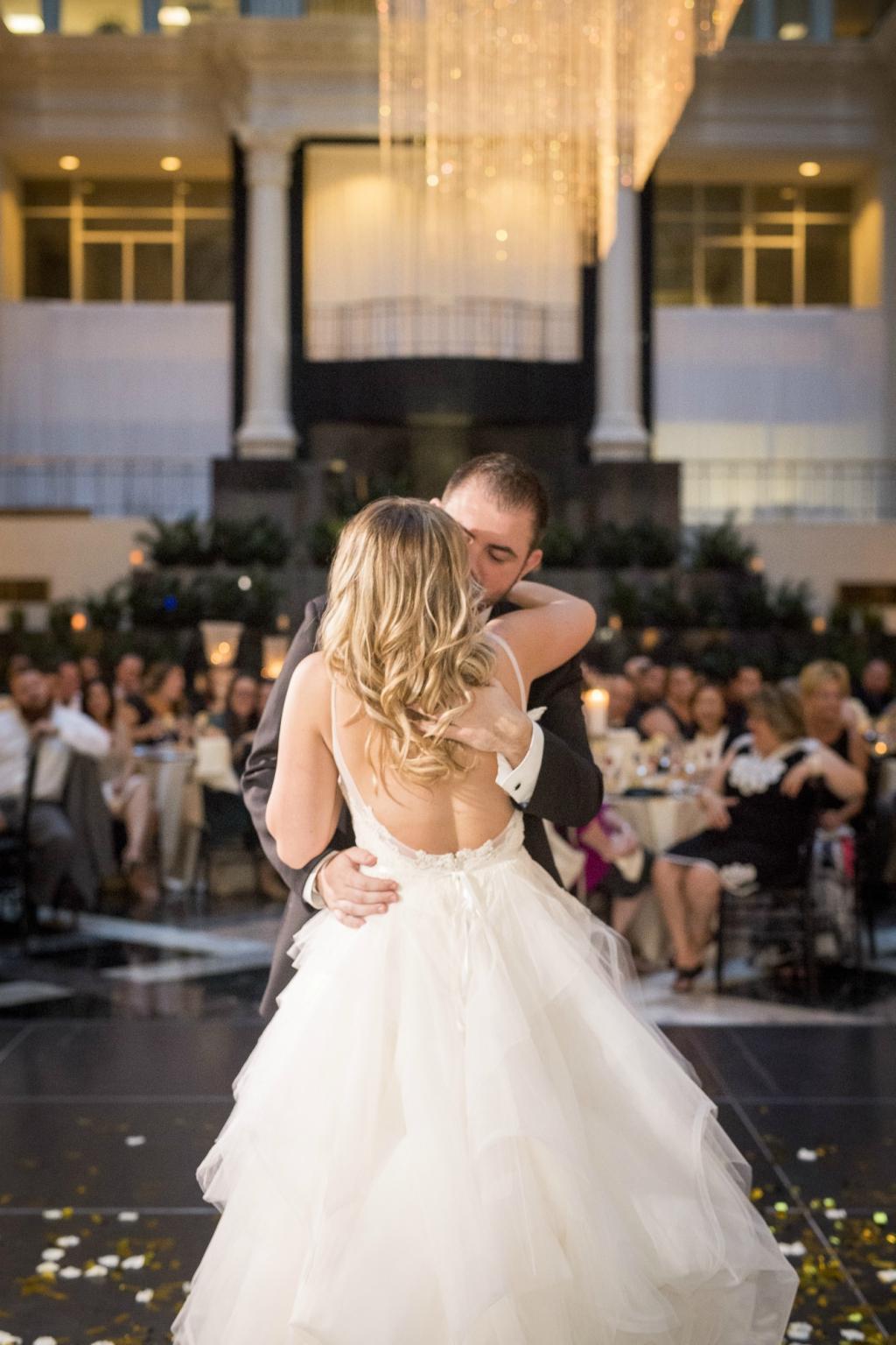 Elegant Wedding at the Atrium at Curtis Center Cescaphe Events Group Philly In Love Philadelphia Weddings