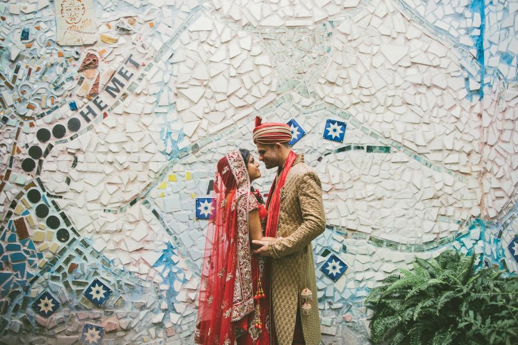 Indian American Wedding at Philadelphia's Magic Gardens All Heart Photo and Video Seedling and Sage Catering Philly In Love Philadelphia Weddings Philadelphia Wedding Vendors