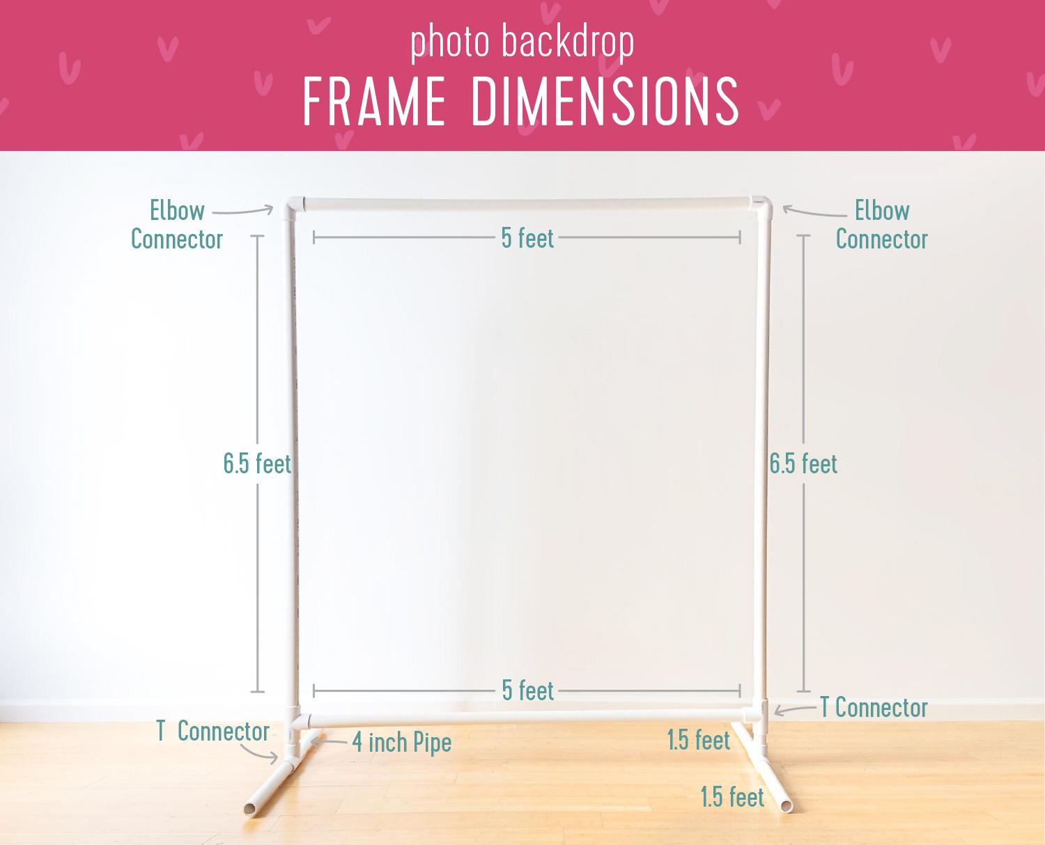 how to make a photo booth backdrop stand