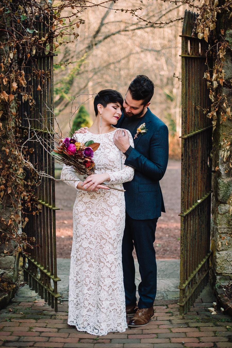Winter Microwedding at HollyHedge Estate Nina Lily Photography Philly In Love Philadelphia Weddings Philadelphia Wedding Vendors
