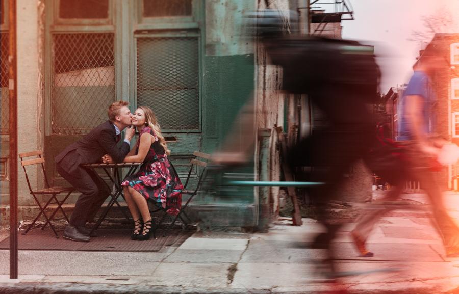 Old City Engagement Session by Afrik Armando Philly In Love Philadelphia Weddings