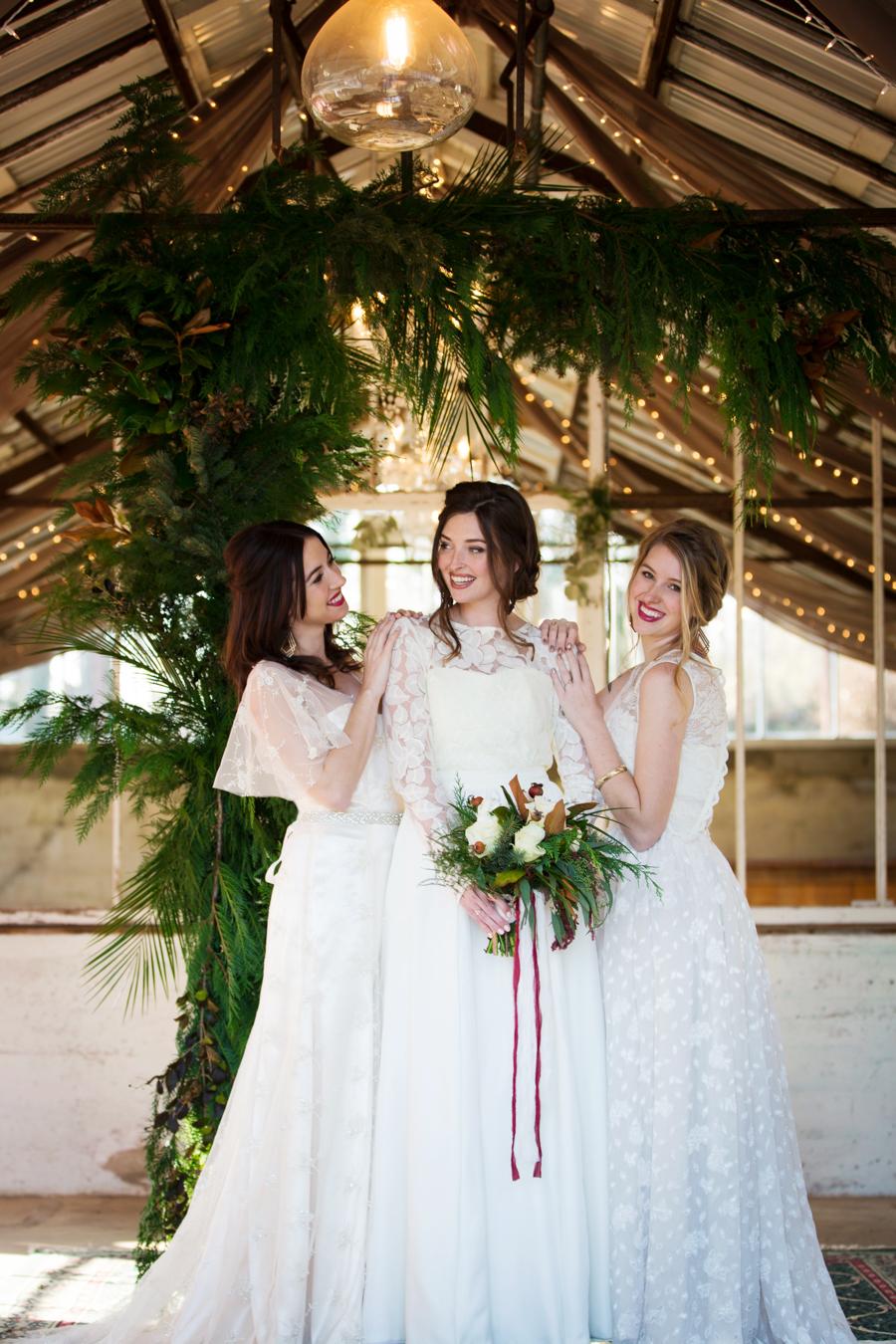 Winter Bohemian Greenhouse Bridal Inspiration Mariya Stecklair Photography Philly In Love Philadelphia Weddings