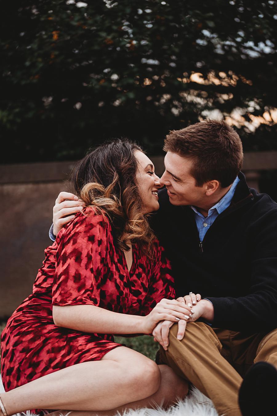 Romantic Engagement Session at Tyler Gardens Rachel Betson Photography Philly In Love Philadelphia Weddings Philadelphia Wedding Venues Philadelphia Wedding Vendors 