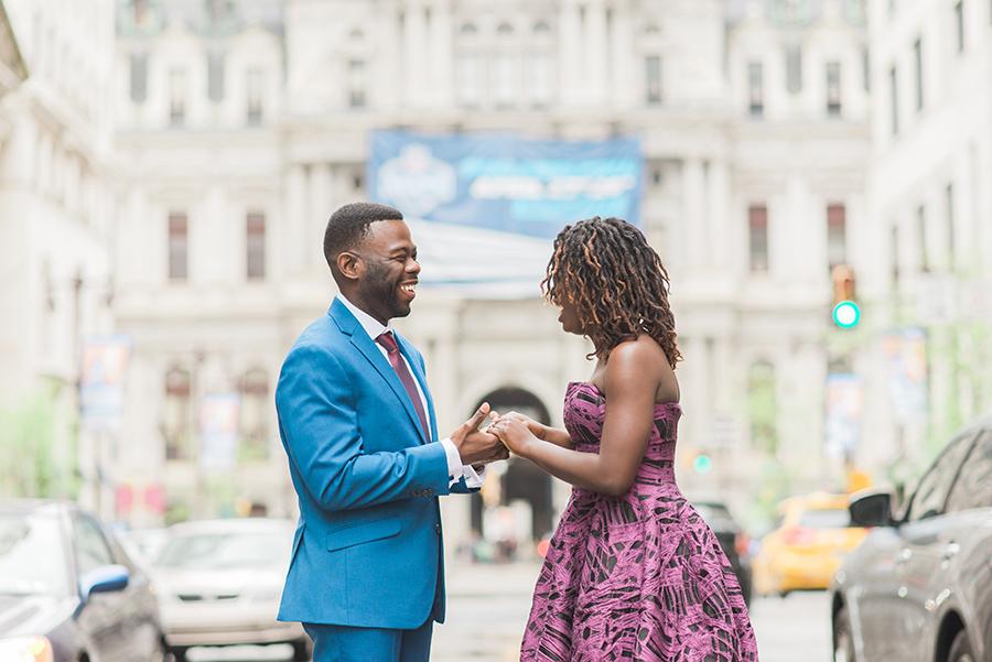 Center City Engagement Session by Tonjanika Smith Photography Philly In Love Philadelphia Weddings Venues Vendors