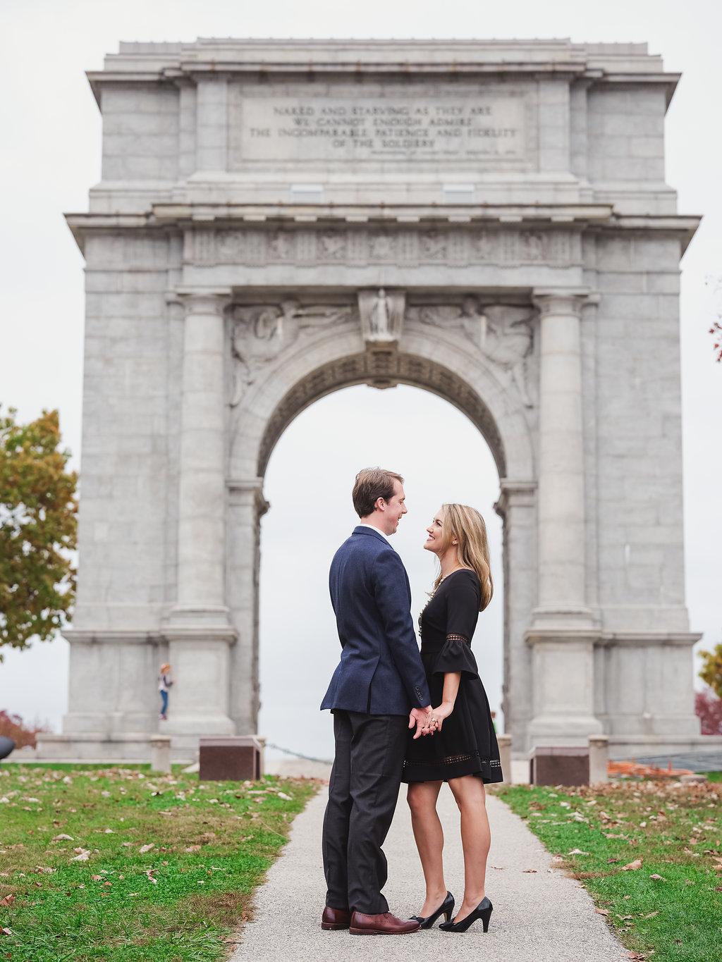 Fall Engagement Session at Valley Forge National Historical Park Alison Conklin Photography Philly In Love Philadelphia Weddings Venues Vendors