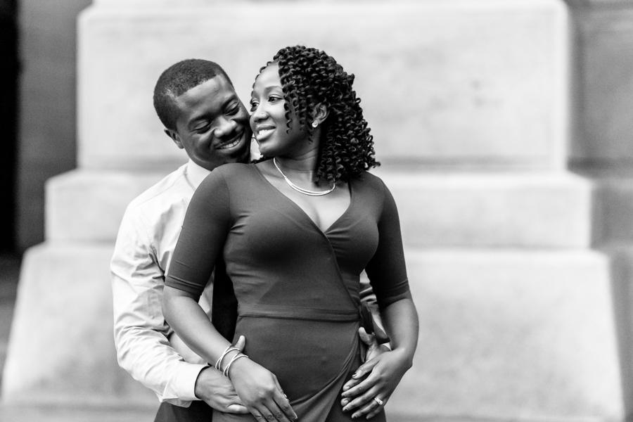 Charming Engagement Session at Dilworth Park Lytle Photo Co Philly In Love Philadelphia Weddings