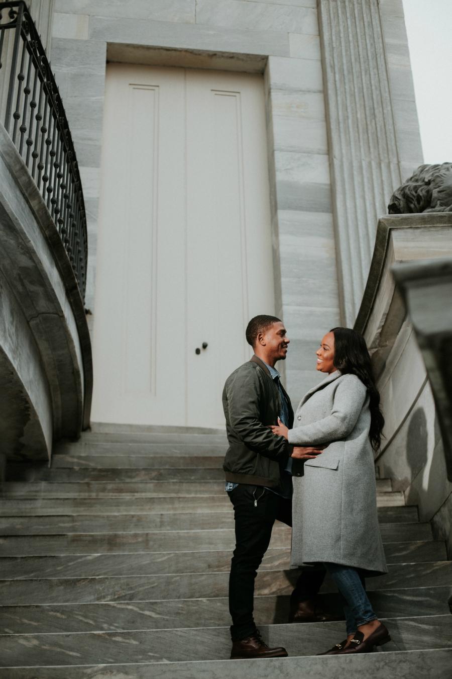 Washington Square West Engagement by True Fold Media Philly In Love Philadelphia Weddings Venues Vendors
