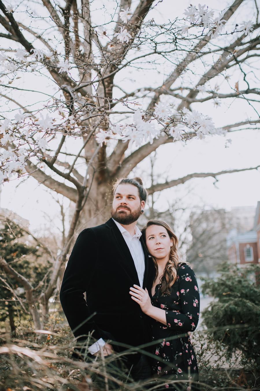 Romantic Old City Engagement Session by MLE Pictures Philly In Love Philadelphia Weddings Venues Vendors