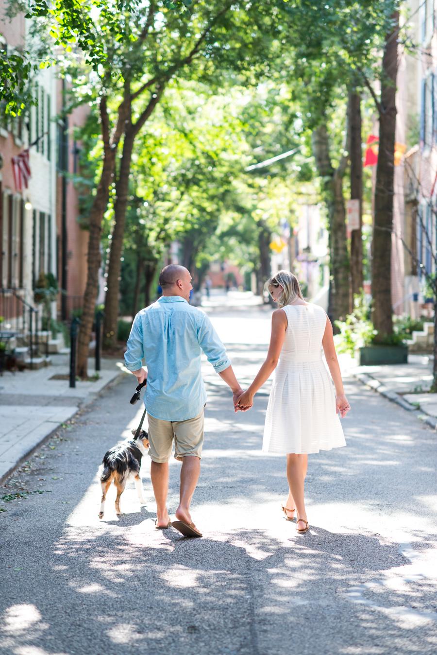 Charming Engagement Session at PHS Pop Up Garden South Street Emerald Stone Photography Philly In Love Philadelphia Wedding Blog Philadelphia Weddings Venues Vendors