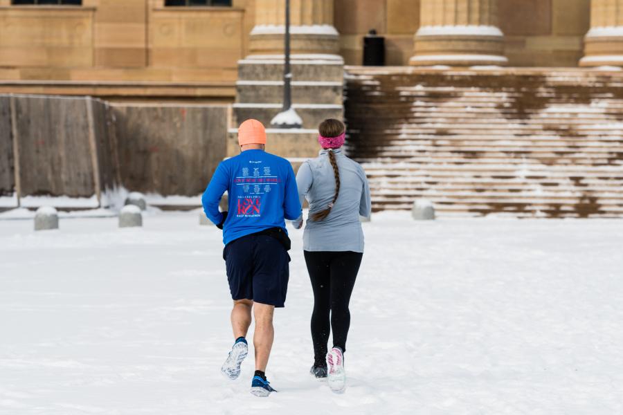 A Snowy Proposal At The Philadelphia Museum Of Art Ilana and Noah Proposal Story Philly In Love Philadelphia Wedding Blog
