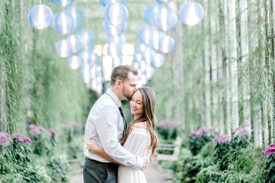 happy couple at longwood gardens by clicke photography and philly in love blog