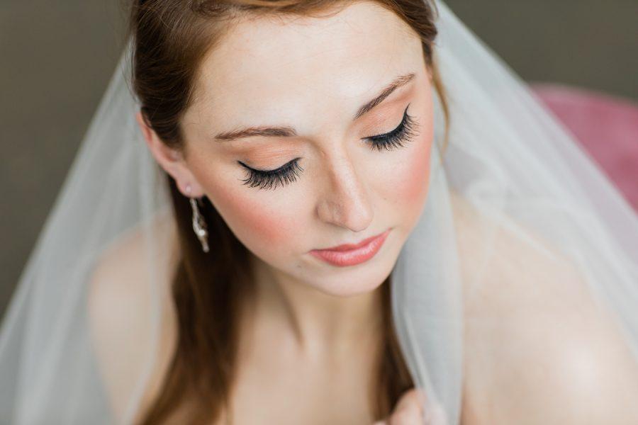 bridal eye makeup by Dolly Marshall