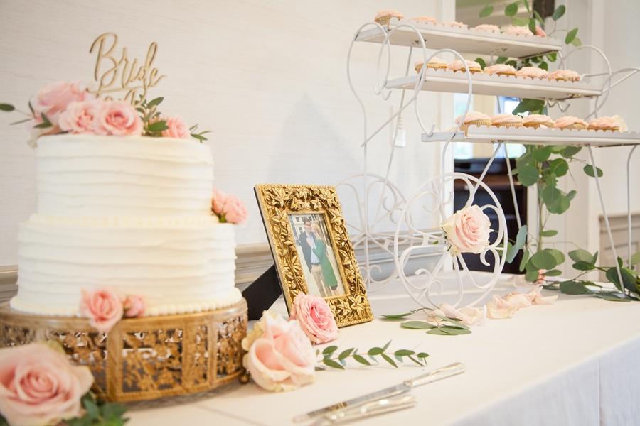 bridal shower dessert table