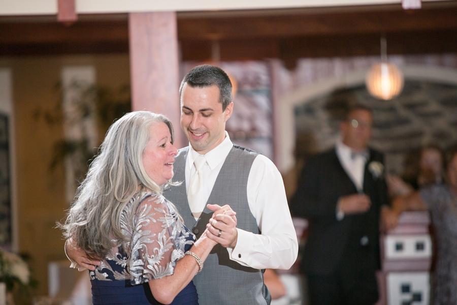 groom dances with mom